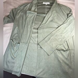 Heritage Charm Sage Green Women's relaxed cardigan